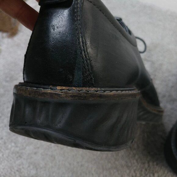 ECCO ST.1 Hybrid Sneakers Mens Size 8 Shoes Leather Derby Oxford Black Lace Up - Picture 9 of 11